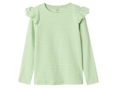 Name It top arcadian green/jet stream striped  